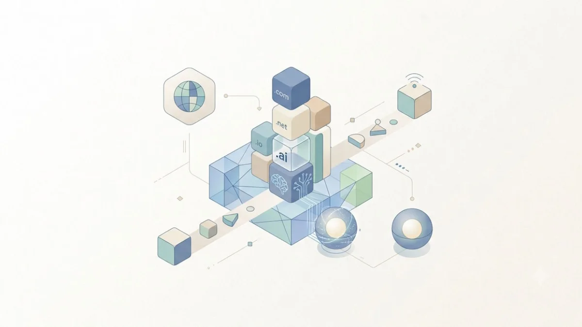 Most popular domain extensions compared